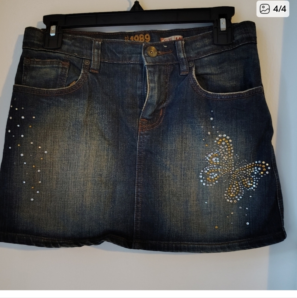 1989 Place Indigo Denim Skirt